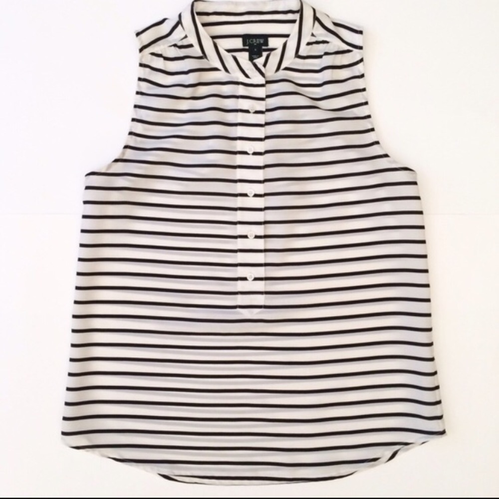 🎉MUST GO🎉J crew women’s striped popover top